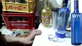 【カクテル】「ピナクルウォッカ」と「クレームドペシェ」と「ボッチボール」と「ビッグアップル」と「ファジーネーブル」飲酒生配信part227【liqueur　リキュールウォッカ　ウオツカ　Vodka】