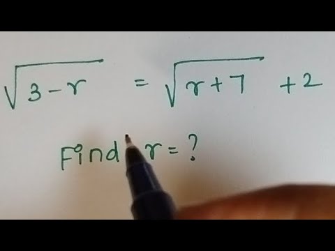 Square root algebric equation with unique solution #maths #tricks # ...