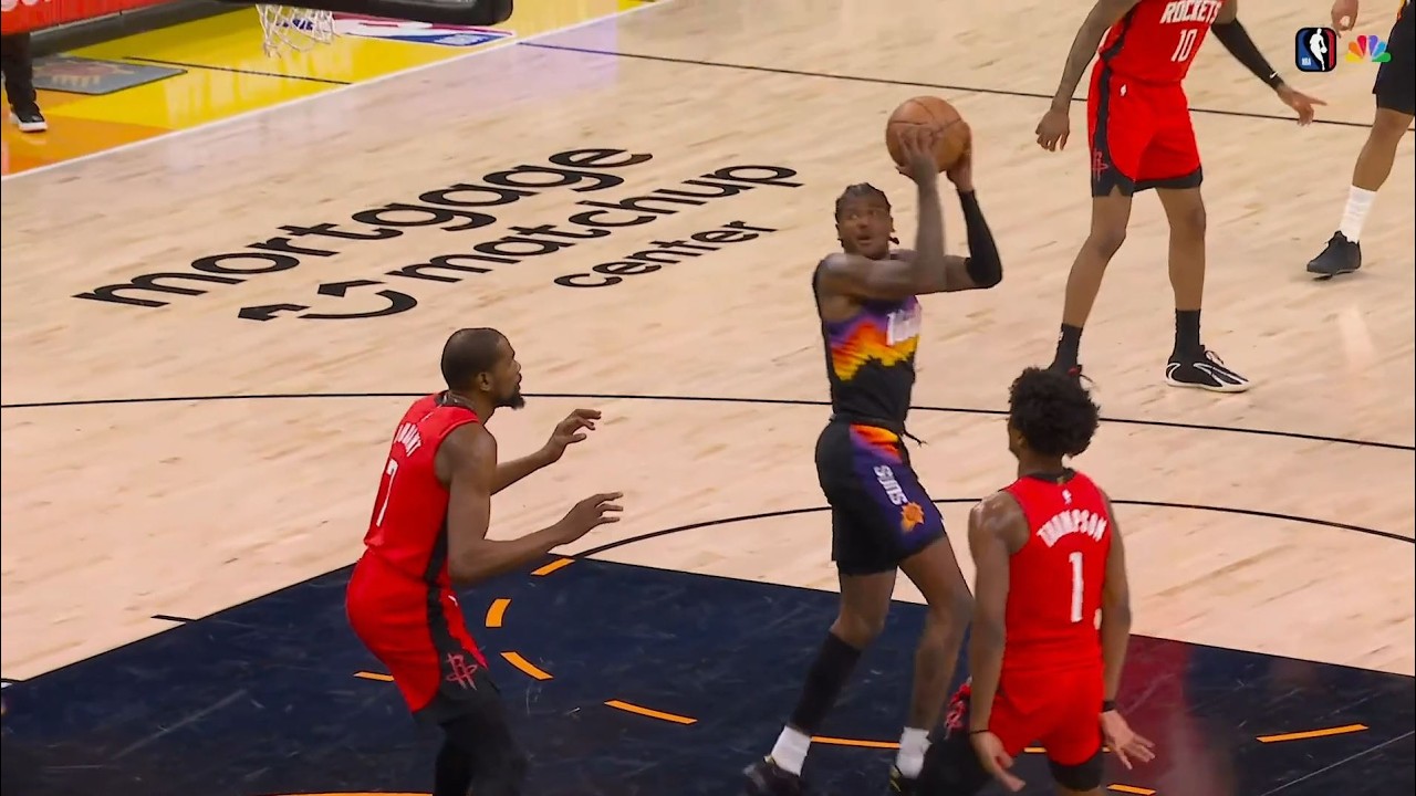 Jalen Green with the nasty 360 And-1 finish against the Rockets