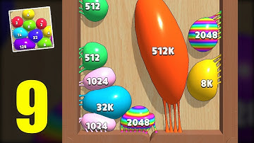 Blob Merge 3D: [unlock 512K] level 165 to level 175