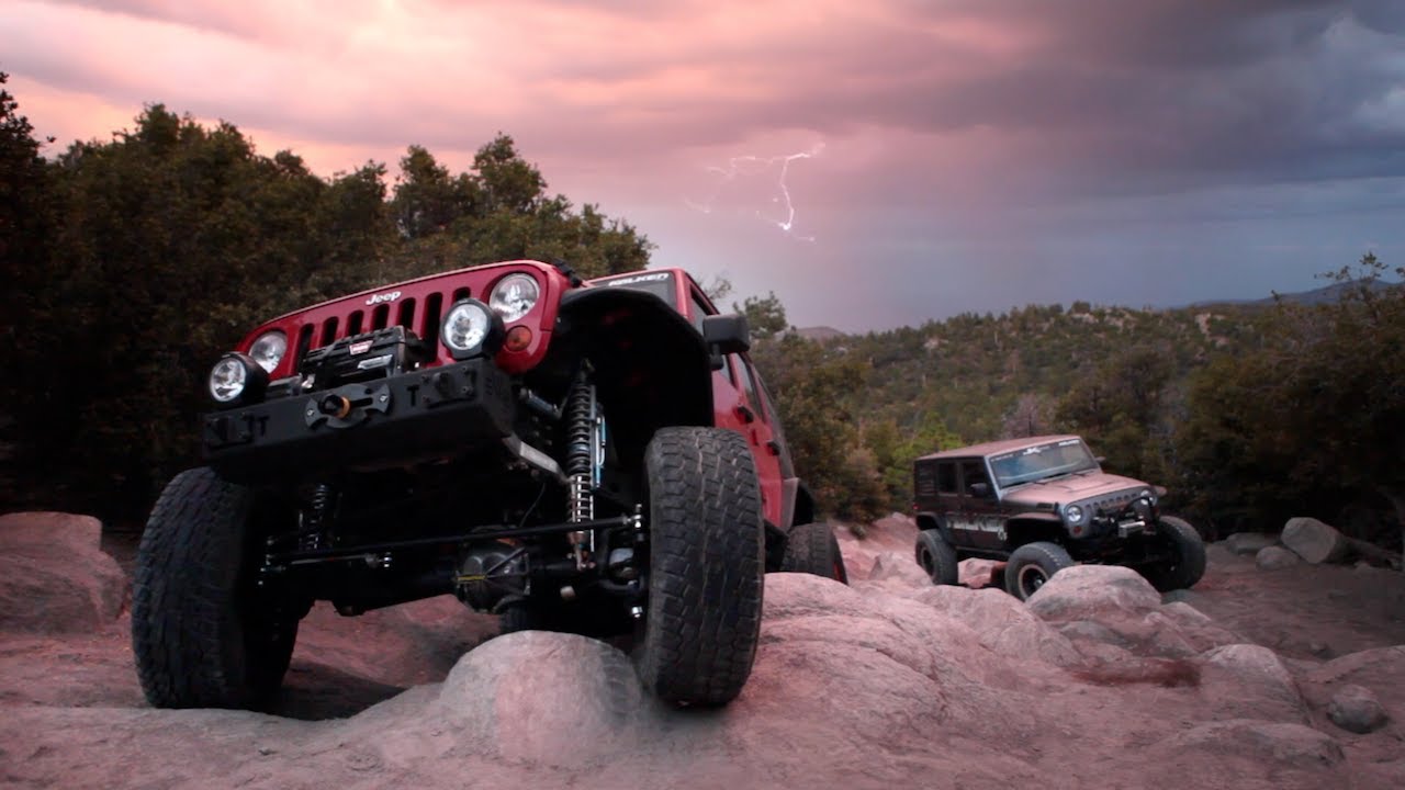 Falken Tire's new Jeep JK Wrangler in Action YouTube