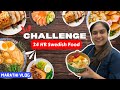 24 hrs european food challenge  marathi vlog swedish food