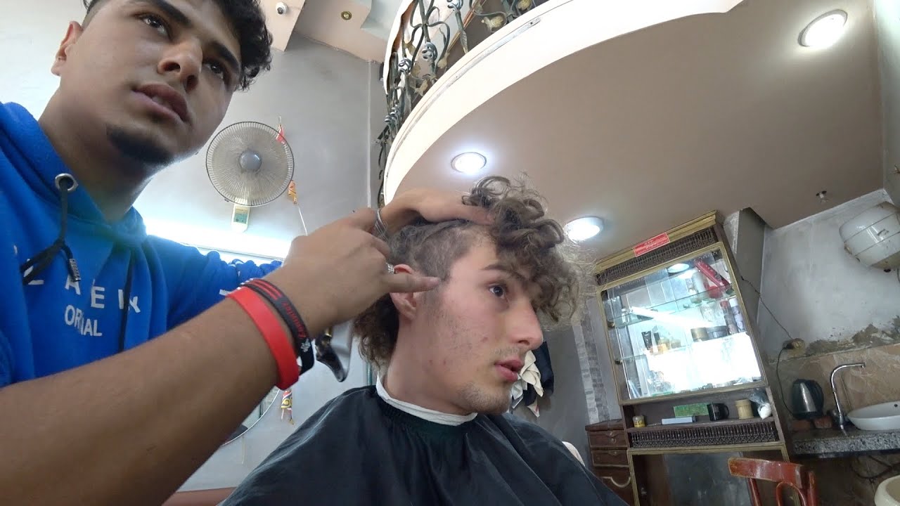 Massive 3$ Haircut in the Biggest Slum in Cairo🇪🇬