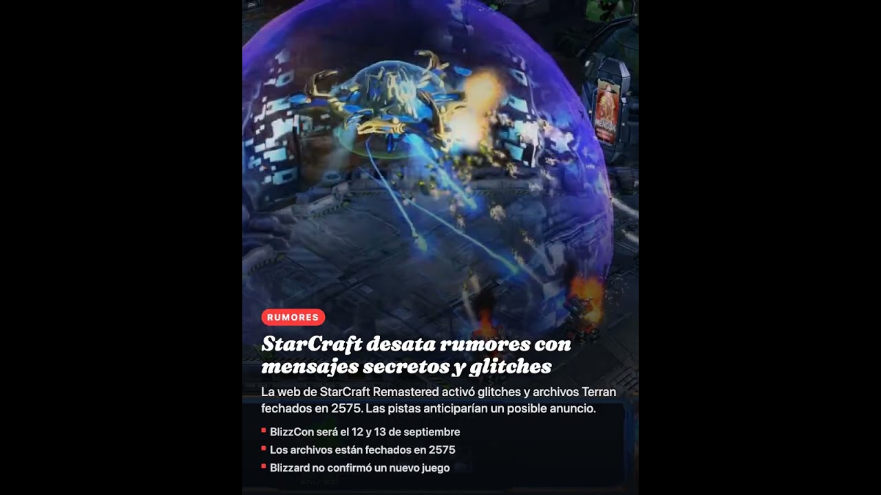 StarCraft desata rumores con mensajes secretos y glitches