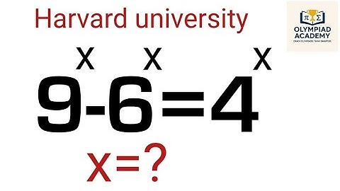 Japanese | A Nice Math Olympiad Algebra Problem| Find x?