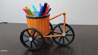 Newspaper cycle/pen stand crafts/easy home decor ideas/#NupurMumunCrafts#papercraft #homedecor