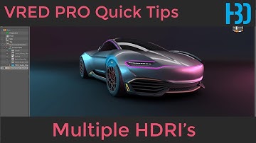 VRED Quick tips: Multiple HDRIs