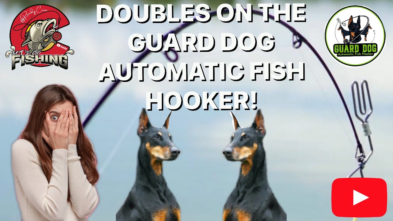 It's DOUBLE TROUBLE on the GUARD DOG Automatic Fish Hooker! #carpfishing  #fishing 