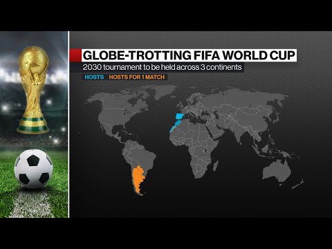 Fifa world cup 2030 to be held across three continents