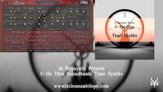 U-He Diva Synth Presets | Vicious Antelope - Time Synths