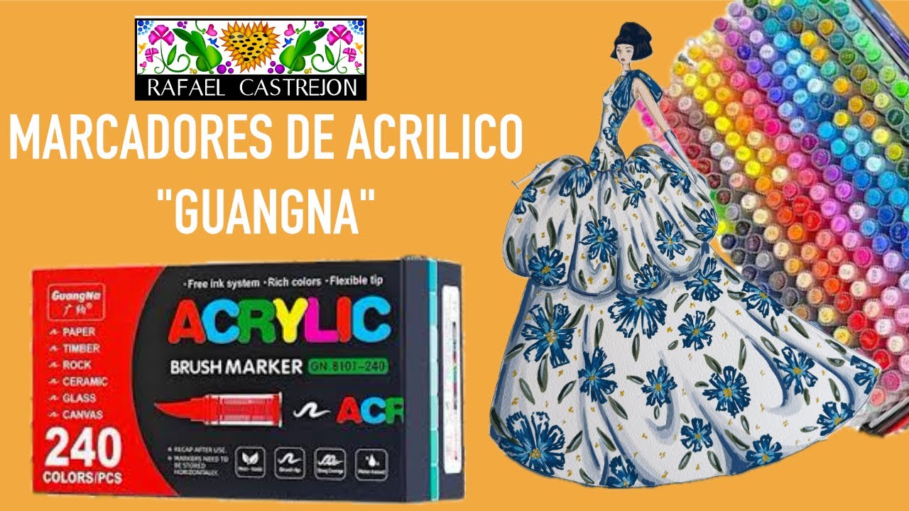 Marcadores de Acrilico GuangNa | Los más virales | Los ponemos a prueba