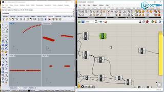 Curve bridge - From CAD to Tekla by Grasshopper