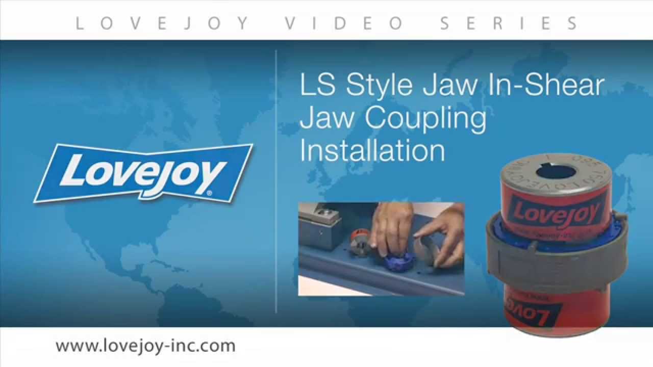 Lovejoy Jaw InShear Coupling Installation YouTube