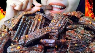 KRUPUK SEBLAK PEDAS JENGKOL ❗️ASMR MAKAN DENGAN SENSASI PEDAS🔥 YG MEMBARA‼️