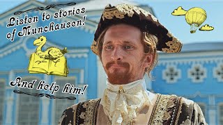 Oh, that Munchausen! - new interactive book-game about the most truthful Baron on Earth and Moon!