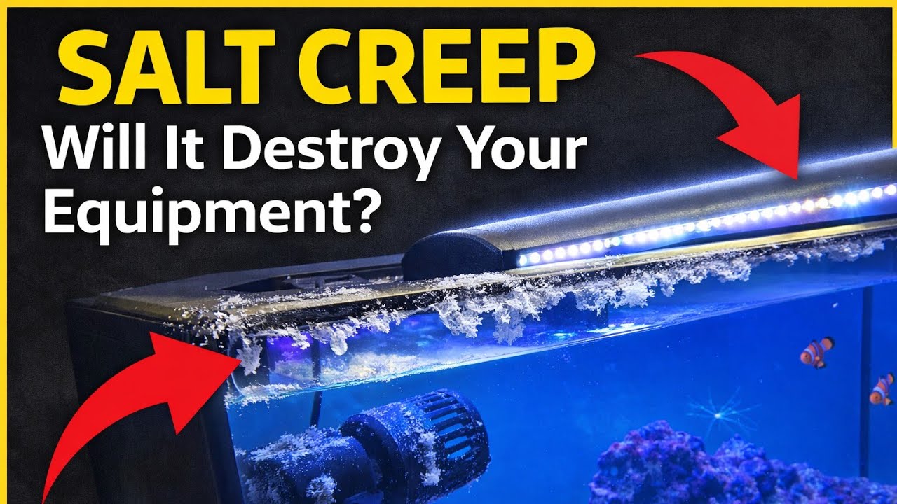 Will Salt Creep Destroy my Salt Water Aquarium? 