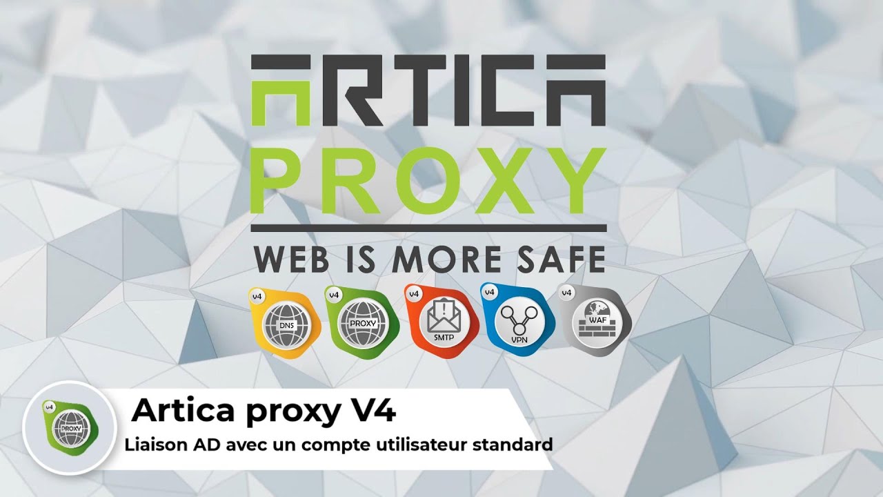 Artica V4 - Liaison AD avec un compte utilisateur standard - YouTube