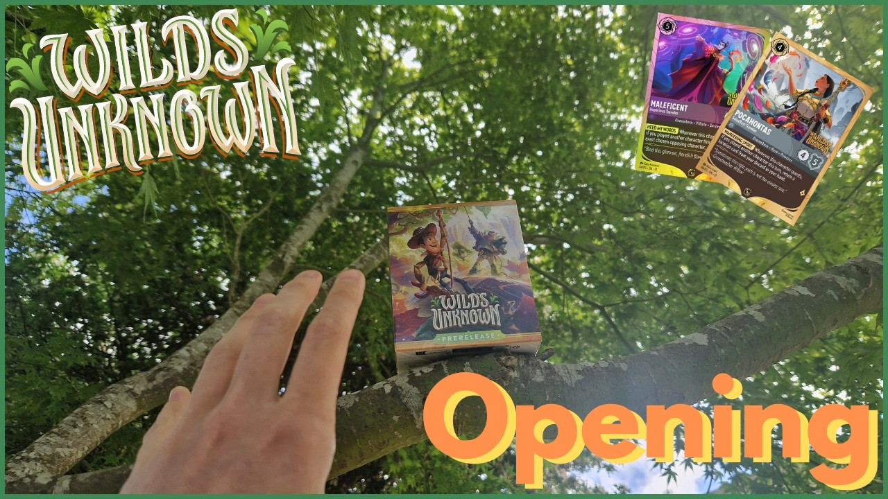 Opening a Disney Lorcana: Wilds Unknown Pre-Release Box! - YouTube