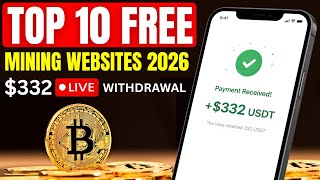TOP 10 FREE CRYPTO CLOUD MINING WEBSITES || LIVE PROOF 