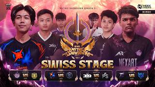 (ENGLISH) MYTHIC SHOWDOWN SEASON 3 LIVE | SWISS STAGE DAY 5 (0-2,1-1 BRACKET) | MOBA LEGENDS 5V5