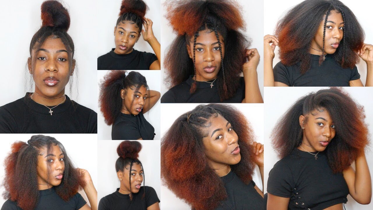 18 NATURAL HAIRSTYLES - YouTube