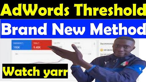 Google Ads || How to get AdWords Threshold 2021