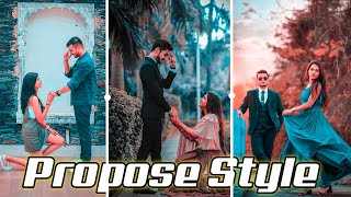 Just 3 style valentine day  propose | Happy Couple Kiss Photo | Love couple photo | like Instagram screenshot 4