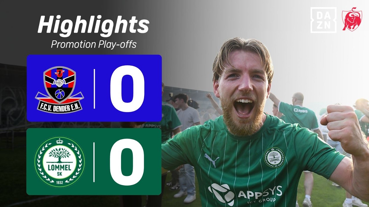 Lommel SK viert een terugkeer naar de JPL! 🟢👏 | FC Dender - Lommel SK
