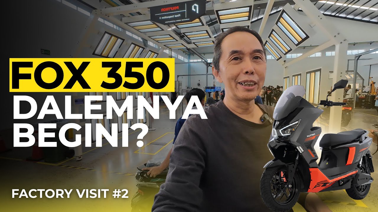 TERNYATA BEGINI  DALEMAN NYA MOTOR LISTRIK POLYTRON FOX 350!