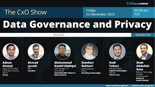 The Cxo Global Forum Data Governance And Privacy