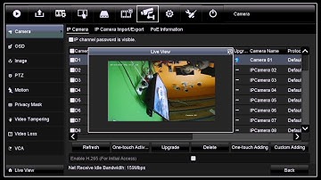 How to add TVI cameras to another NVR or DVR through network