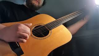 2016 Auden Colton RSDF Spruce Top Dreadnought Spruce, Rosewood & Ebony Board Acoustic w/Case