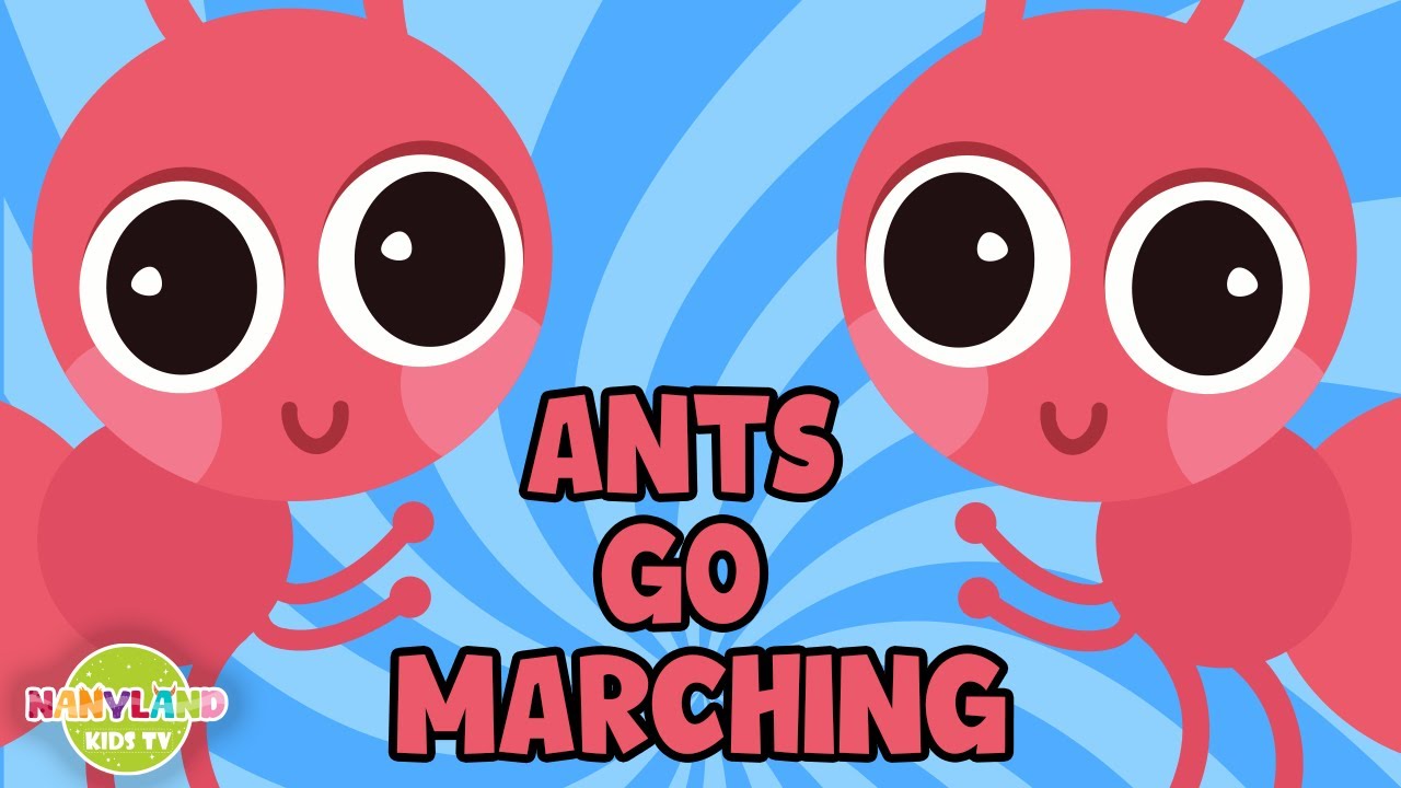 Ants Go Marching One By One Song | Nursery Rhymes for Babies | Nanyland Kids Poems