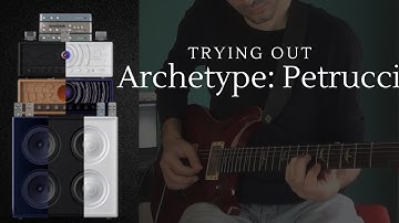 Trying out Neural DSP Archetype: Petrucci | Clean and Lead Tone | Guitar Playthrough