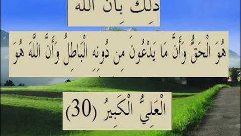 القران الكريم سورة لقمان الاية 30.wmv