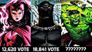 TOP 30 BEST MARVEL CHARACTER OF ALL TIME (BY VOTING) | COMICNERD