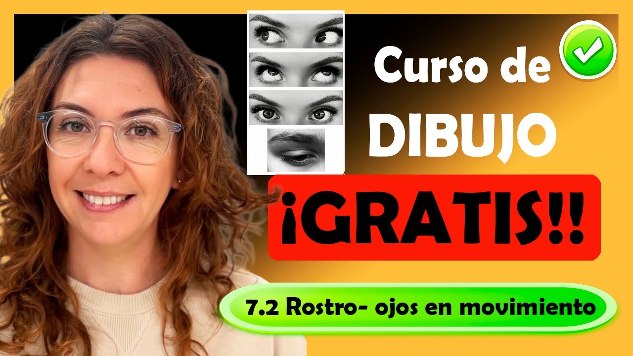 Curso de Dibujo GRATIS, cómo dibujar ojos en diferentes posiciones