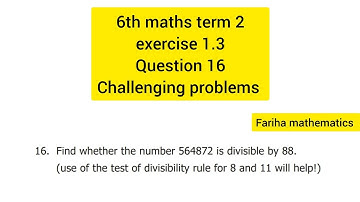 6th maths term 2 exercise 1.3 question 16 challenging problem #samacheerkalvi @farihamathematics