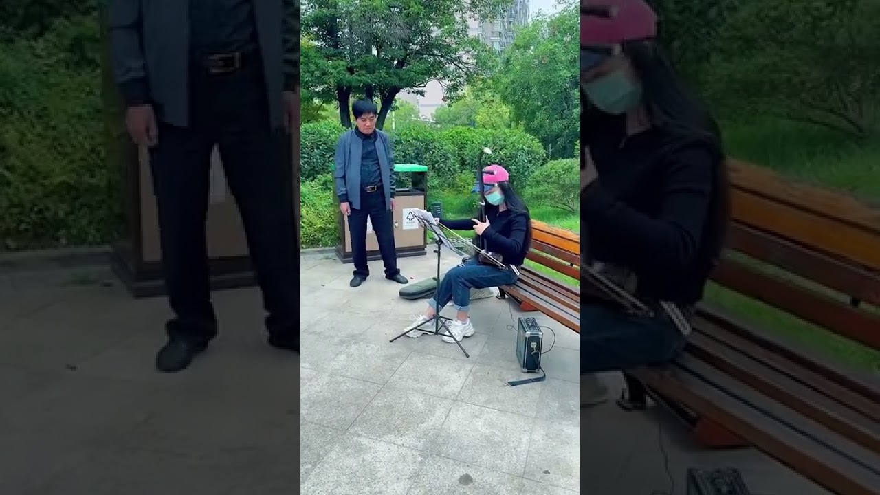 Erhu music 二胡音乐 乔装新手PK公园大爷 prank park amateurs disguised as a novice1