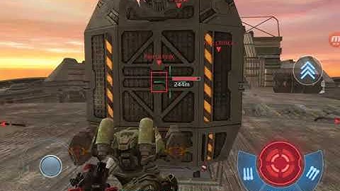 War Robots Test Server 3.7.0 New map Carrier, weapons, 2 part series