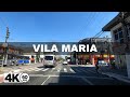 [4K60fps] Driving Vila Maria Sao Paulo Brazil -MT4K-
