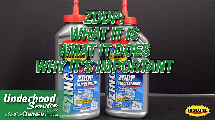 What ZDDP Is, What It Does and Why It Matters