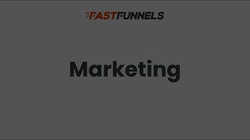 Fast Funnels Marketing Dashboard Overview