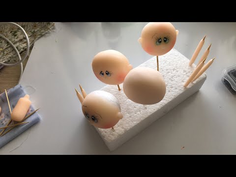 muñecas en pasta flexible