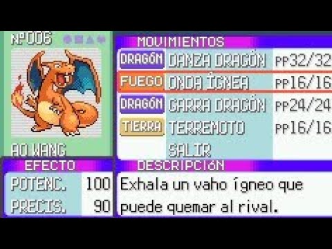 El mejor equipo para Pokémon Rojo Fuego y Verde Hoja con Charizard