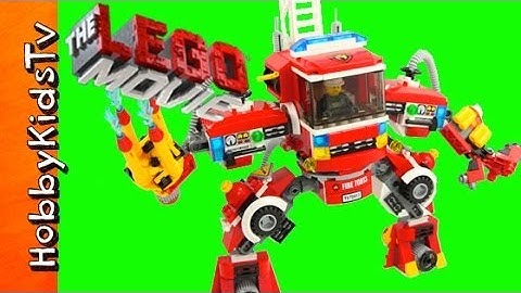 FIRETRUCK Mech from the Lego Movie and Animated Build