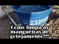 Como limpa as mangueiras de gotejamento da Horta!!!