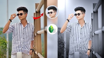 Snapseed Dark and Grey Effect Photo Editing || Snapseed Background Colour Change Tricks