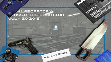 ZOMBIE LABS "Call of Duty Zombies" Custom Map Gameplay Beta