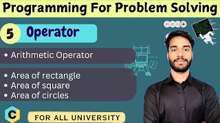 L-2.5 Area of Rectangle, Square, Circle & Triangle in C | Formula & Program | PPS